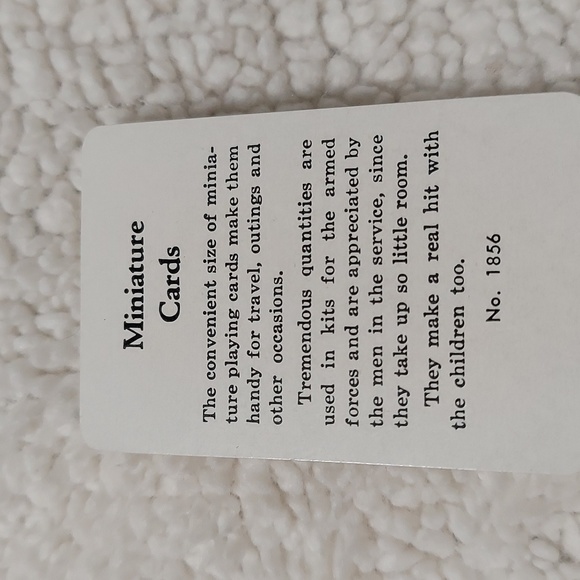 Beautiful Antique miniature 2 decks playing cards - Picture 4 of 6